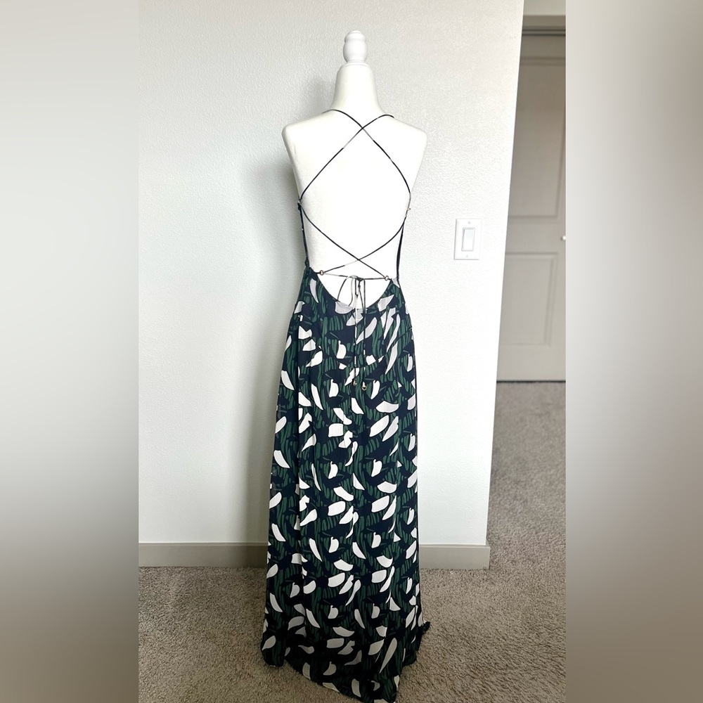 REISS long floral dress backless US 4 / EU 36